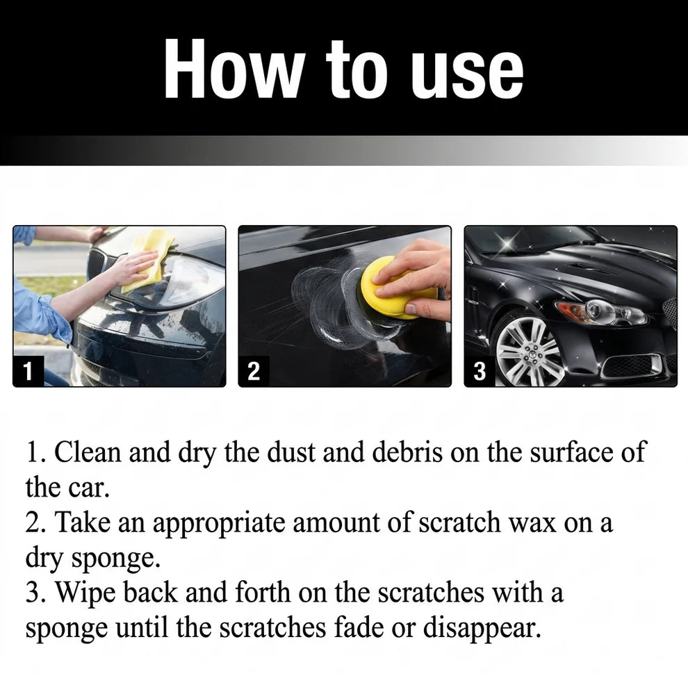 🚗 Car Scratch Removal Wax – Advanced Scratch Repair & Shine Formula | Pack of 2 | Restore Your Car’s Smooth, Glossy Finish