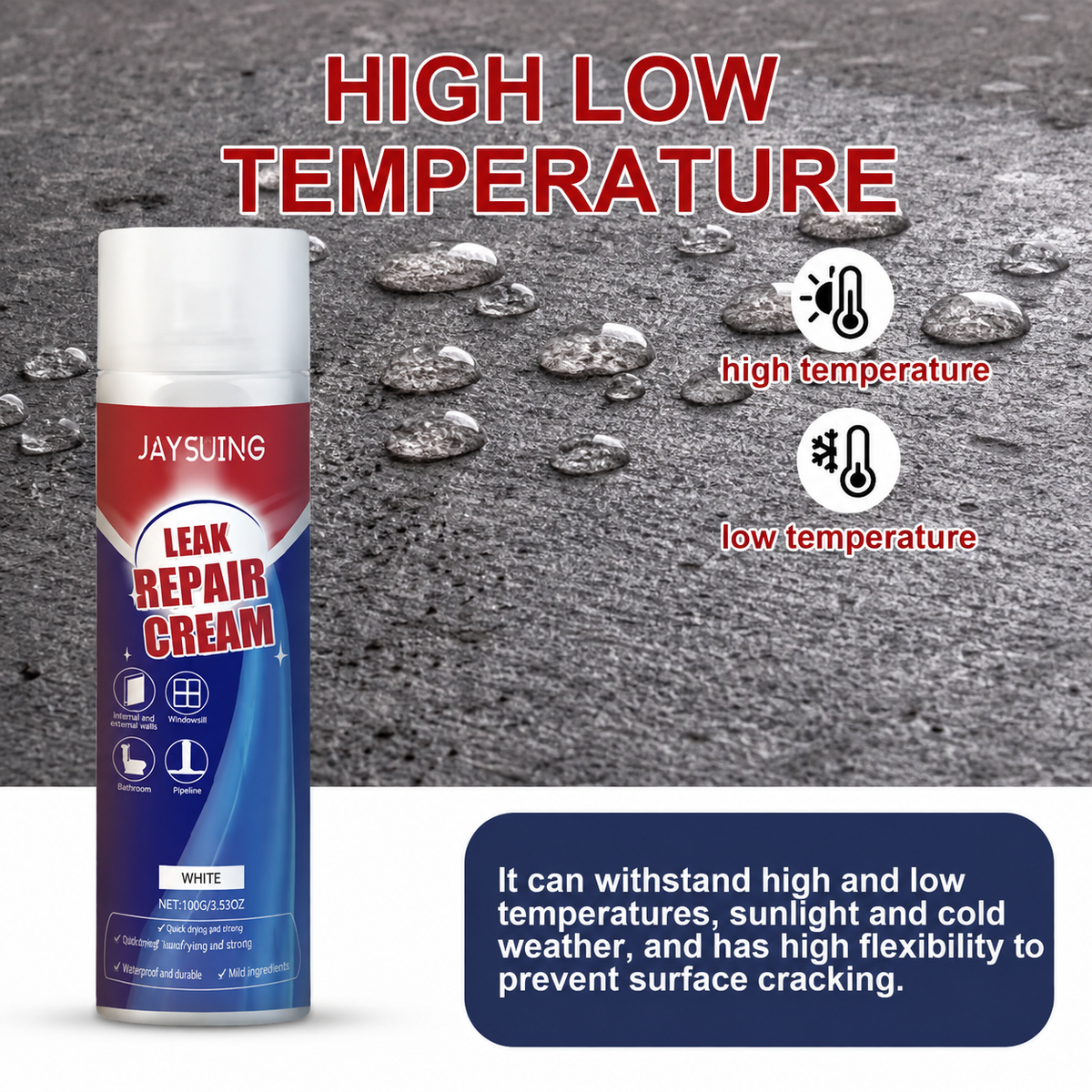 🔥 JAYSUING Leak Repair Cream | Waterproof & Flexible Sealant | BUY 1 GET 1 FREE!